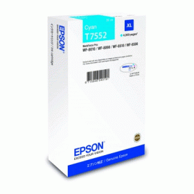 CARTUCCIA EPSON T7552 XL C13T755240 CIANO X WF-8010DW/WF-8510DWF